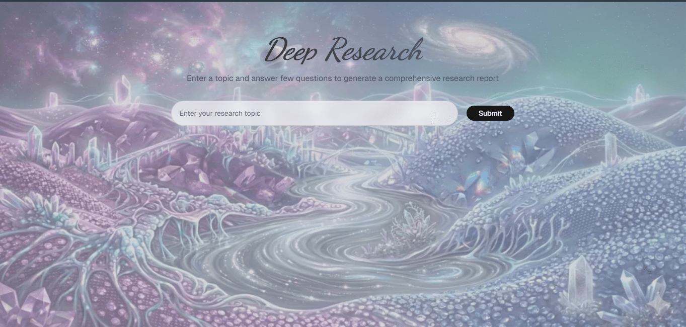 Deep Research