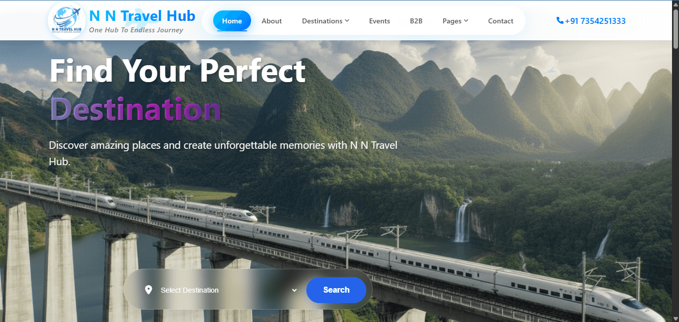 Travel website